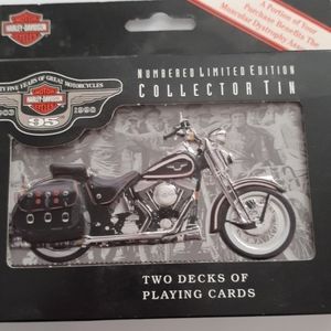 Harley-Davidson 95th Anniversary playing cards with tin limited edition